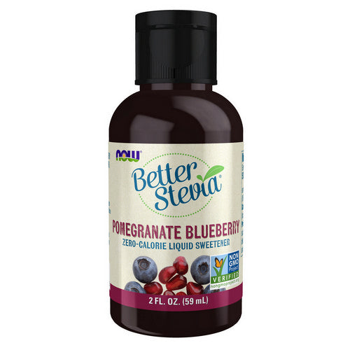 BetterStevia Liquid Pomegranate Blueberry 2 Oz by Now Foods