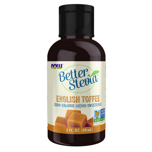 Better Stevia English Toffee 2 Oz by Now Foods