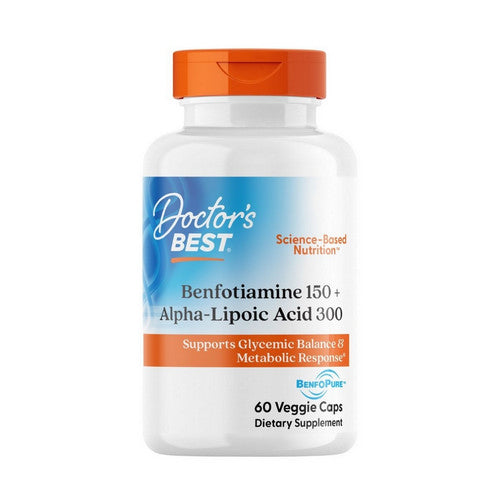 Benfotiamine 150 + Alpha-Lipoic Acid 300 60 Veggie Caps by Doctors Best
