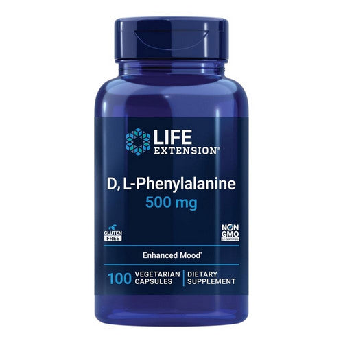D - L-Phenyalanine 100 Veg Caps by Life Extension