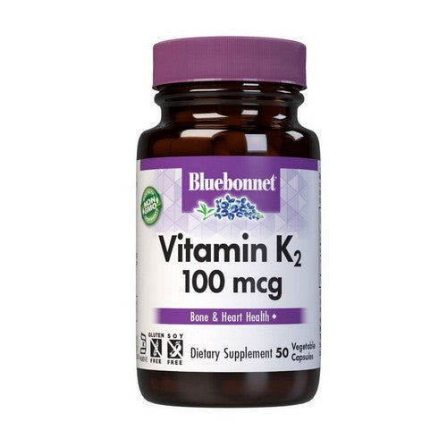 Natural Vitamin K2 50 Veg Caps by Bluebonnet Nutrition