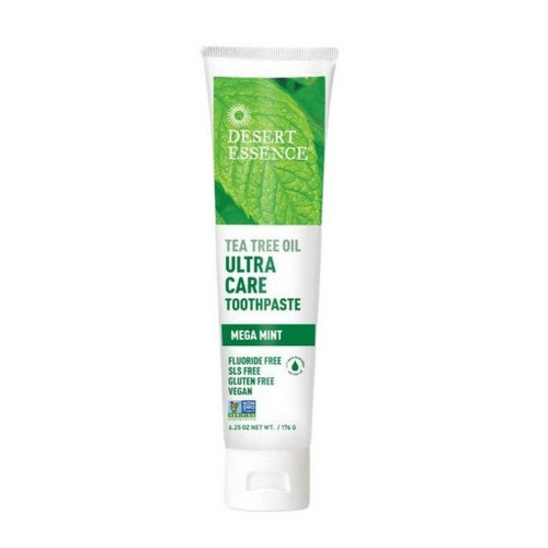 Tea Tree Oil Ultracare ToothPaste Mega Mint, 6.25 oz by Desert Essence