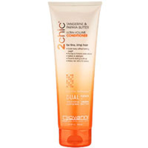 2chic Ultra Volume Tangerine and Papaya Butter Conditioner 8.5 oz by Giovanni Cosmetics
