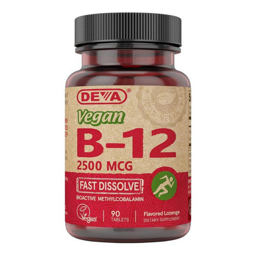 Vegan Sublingual B-12 90 Tabs by Deva Vegan Vitamins