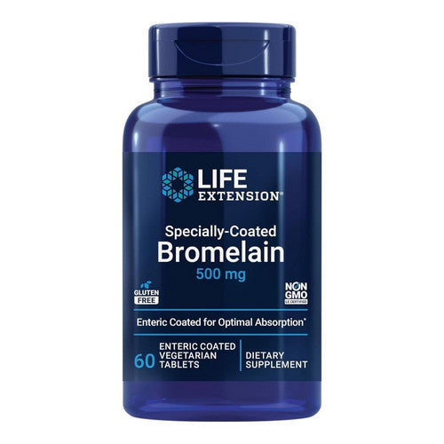 Specially-Coated Bromelain 60 Enteric Coated Tablets by Life Extension