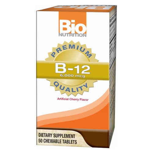B-12 Sublingual 50 Tabs by Bio Nutrition Inc