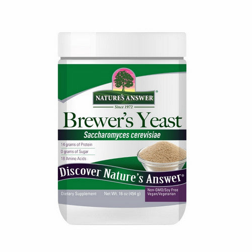 Brewers Yeast Powder 16 Oz by Nature's Answer