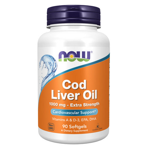 Cod Liver Oil 90 SoftGels by Now Foods