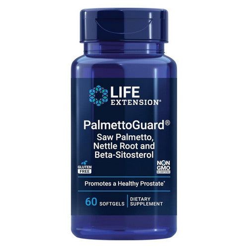 Palmettoguard Saw Palmetto Nettle Root And Beta-Sitosterol 60 Softgels by Life Extension