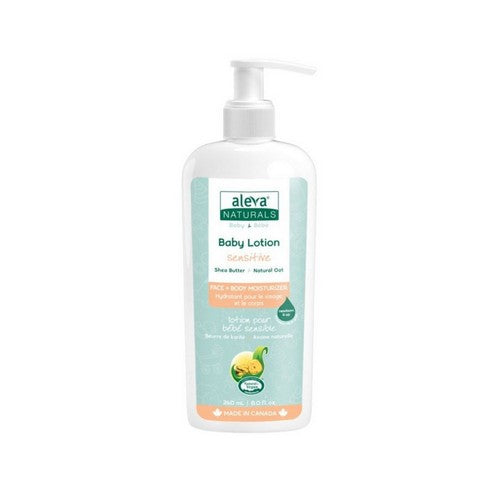 Baby Lotion Face Plus Body Moisturizer 8 Oz by Aleva Naturals