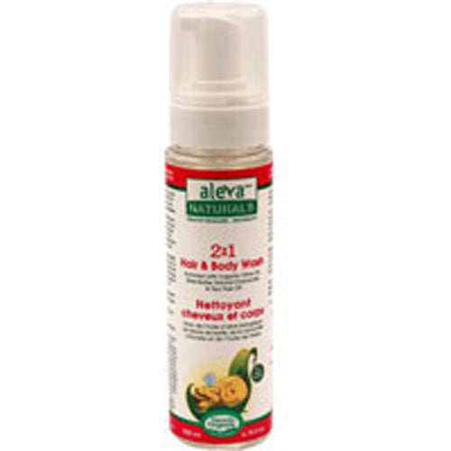 Baby 2 In 1 Hair and Body Wash 6.75 Oz by Aleva Naturals