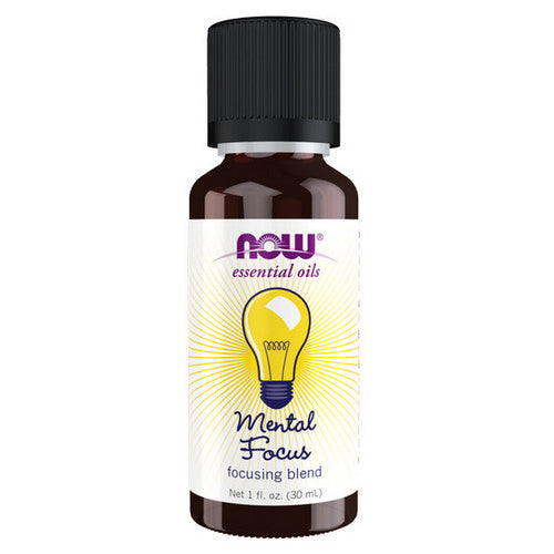 Mental Focus Oil Blend Focusing, 1 oz by Now Foods