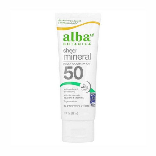 Sport Mineral Sunscreen SPF 45 3 Oz by Alba Botanica