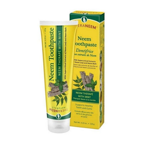 Naturals Neem Toothpaste Neem Therape With Mint 4.23 Oz by TheraNeem Naturals