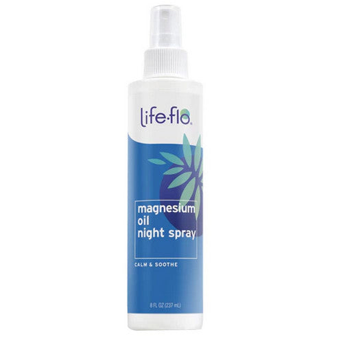 Magnesium Oil Night Spray Lavender 8 oz by Life-Flo