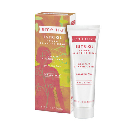 Estriol Natural Balancing Cream Fragrance Free 4 oz by Emerita