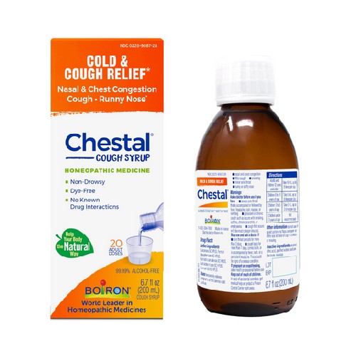 Chestal Cold And Cough Multi-Symptom Formula For Nasal & Chest Congestion 6.7 Oz by Boiron