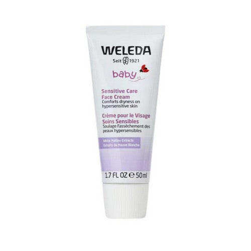 Baby Sensitive Care Face Cream White Mallow 1.7 Oz by Weleda