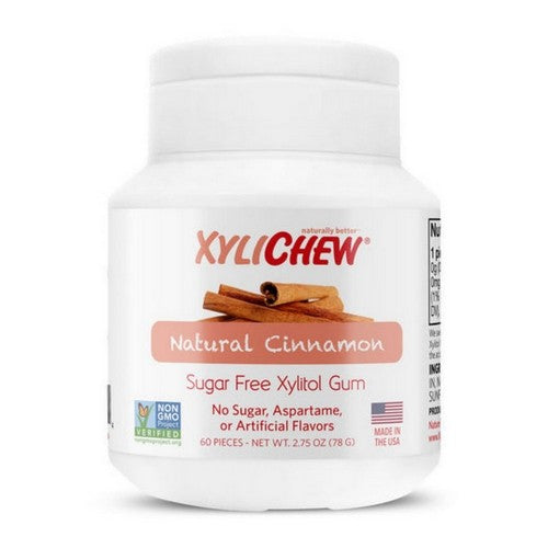 Soft Chewing Gum Cinnamon 60 Count by Xylichew