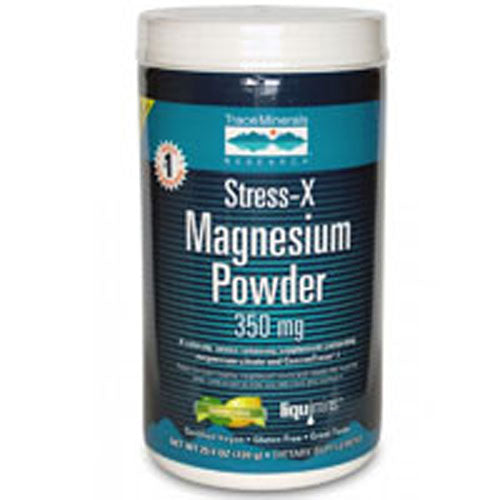 Stress-X Magnesium Powder - 50 servings 12.7 oz by Trace Minerals