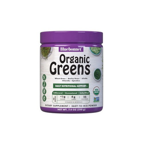 Super Earth Organicgreens Powder 7.4 oz by Bluebonnet Nutrition