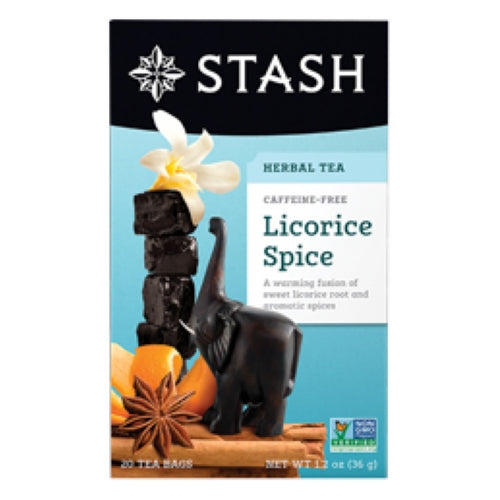 Licorice Spice Tea Caffeine Free 20 Bags by Stash Tea