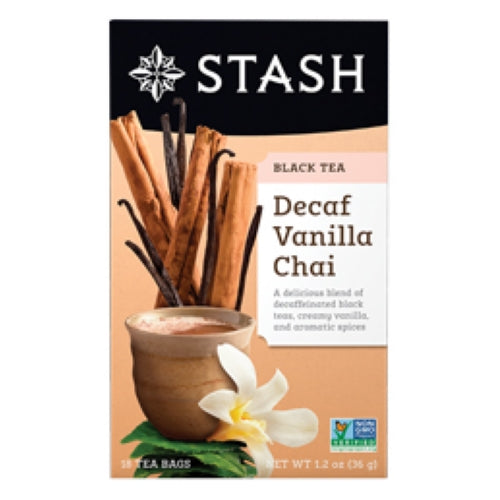 Decaf Tea Vanilla Chai 18 Bags by Stash Tea