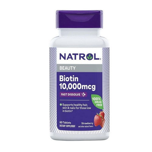 Fast Dissolve Biotin 60 Tabs by Natrol