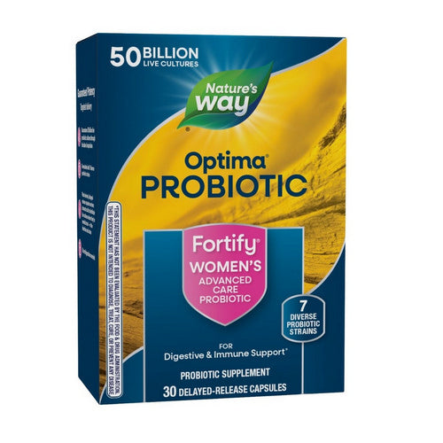 Fortify Optima Women’s 50 Billion Probiotic 30 Caps by Nature's Way