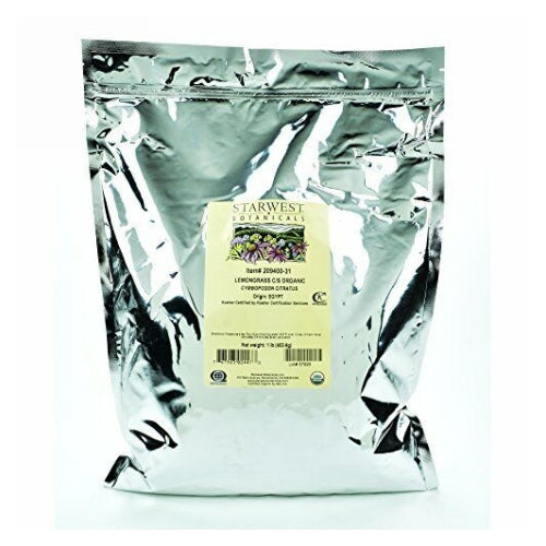 Lemongrass C/S Organic 1 Lb by Starwest Botanicals