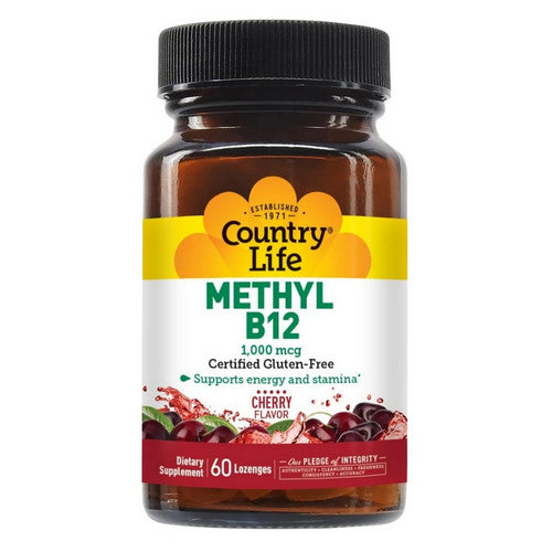 Methyl B12 Cherry 60 Lozenges by Country Life