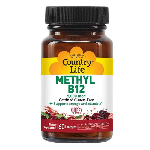 Methyl B12 Cherry 60 Lozenges by Country Life
