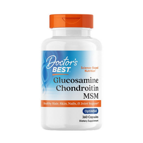 Glucosamine Chondroitin MSM with OptiMSM 360 Veggie Capsules by Doctors Best