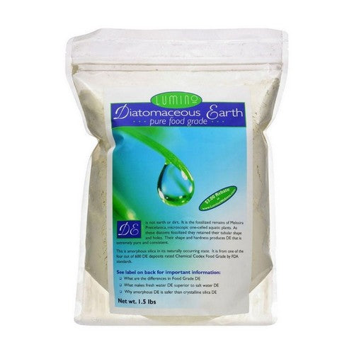 Diatomaceous Earth Food Grade 1.5 Lbs by Lumino