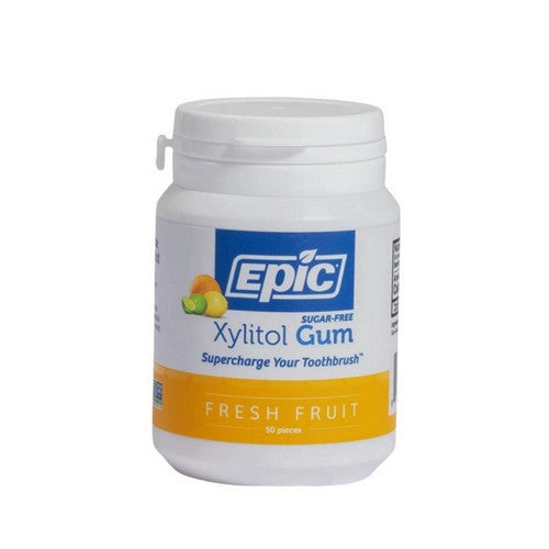 Xylitol Gum Sugar-Free Fresh Fruit Fresh Fruit 50 Pc by Epic Dental