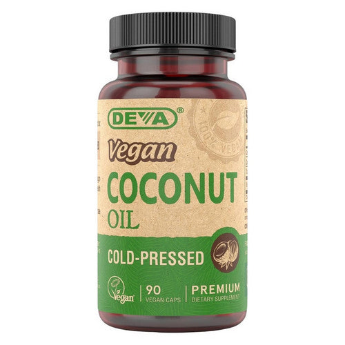 Virgin Coconut Oil 90 Vcaps by Deva Vegan Vitamins