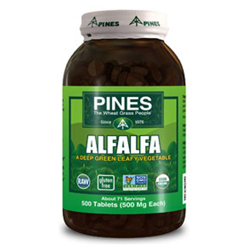 Alfalfa 500 Tab by Pines Wheat Grass