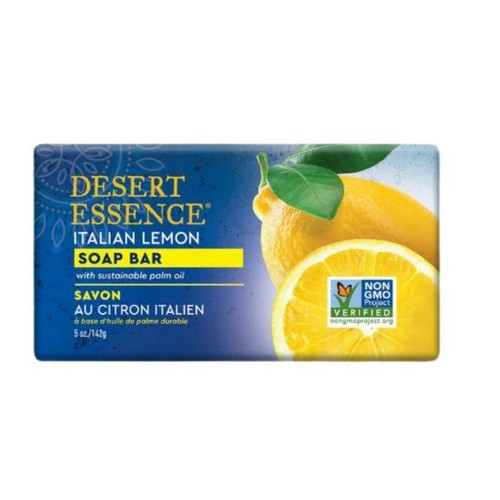 Exfoliating Italian Lemon Soap Bar 5 Oz by Desert Essence