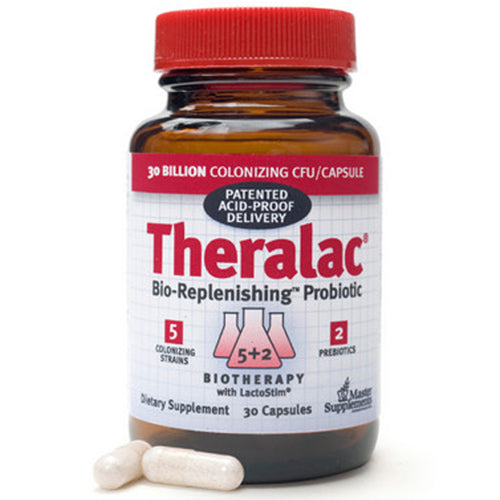 Theralac Bio-Repleneshing Probiotic 30 Caps by Master Supplements