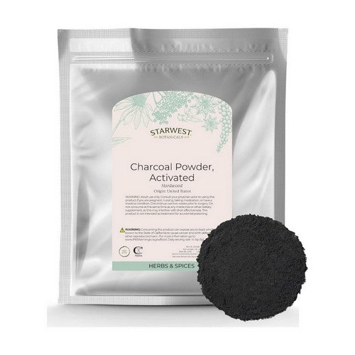 Activated Charcoal Powder 1 Lb by Starwest Botanicals