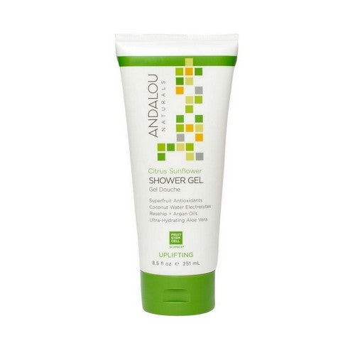 Uplifting Shower Gel Citrus Sunflower 8.5 Oz by Andalou Naturals