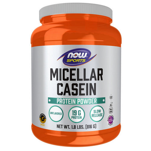 Instantized Micellar Casein Unflavored 1.8 lbs by Now Foods