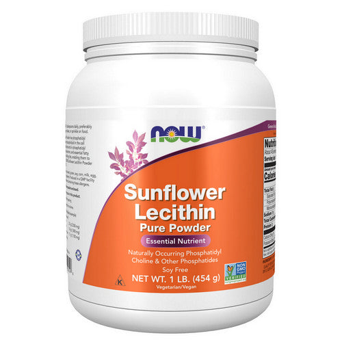 Sunflower Lecithin Pure Powder 1 lb by Now Foods