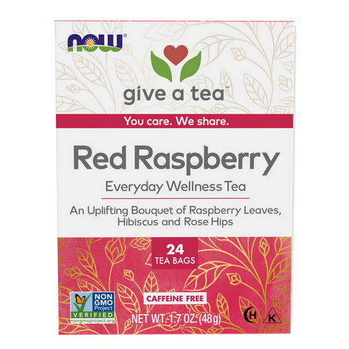 Women's Righteous Raspberry Tea 24 Tea Bags by Now Foods