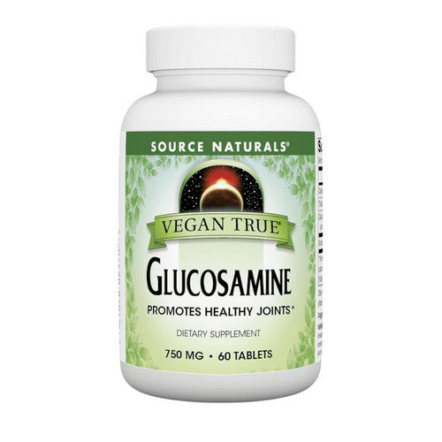 Vegan True Glucosamine 60 Tabs by Source Naturals