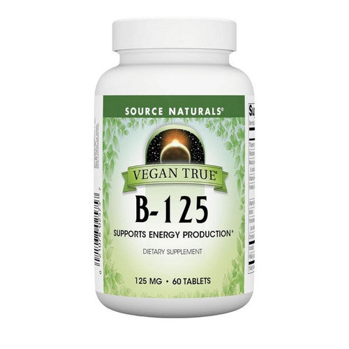Vegan True B-125 60 Tabs by Source Naturals