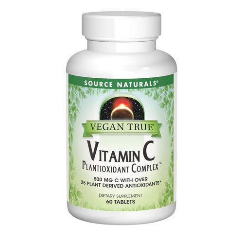 Vegan True Vitamin C Plantioxidant Complex 60 Tabs by Source Naturals
