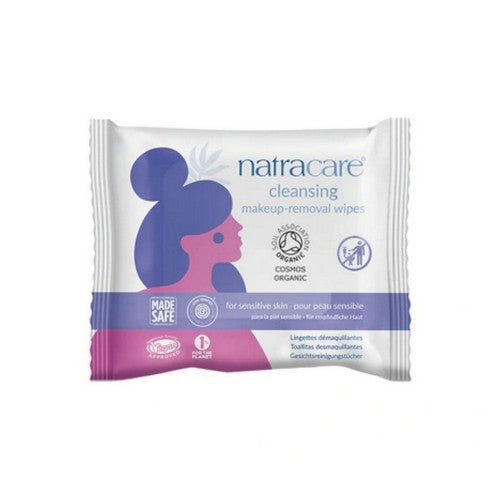 Organic And Natural Cleansing Make-Up Removal Wipes 20 Count by Natracare