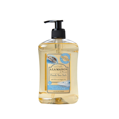 Liquid Soap Fresh Sea Salt 16.9 Oz by A La Maison