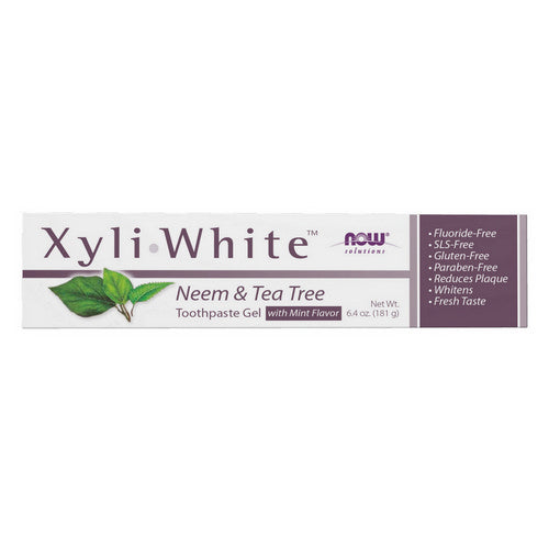 Xyliwhite Neem & Tea Tree Toothpaste 6.4 Oz by Now Foods